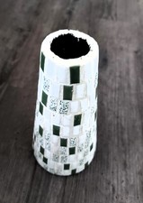 Vintage Vase Mosaik schwarz /