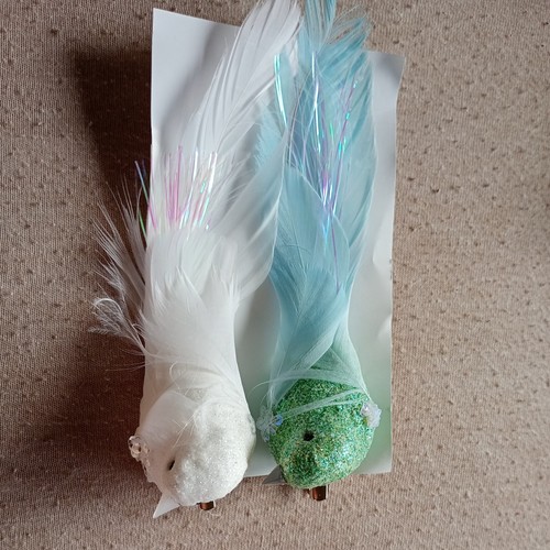 Vögel deko weiße - vögel,