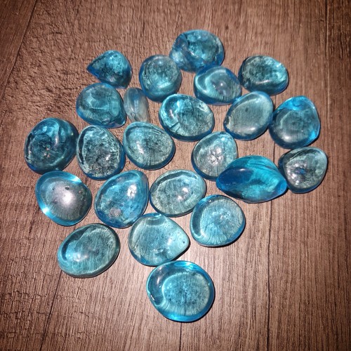 20x glasnuggets 40mm deko - glasnuggets,