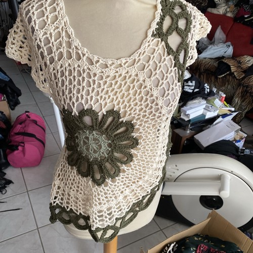 Häkel top shirt granny - granny, square