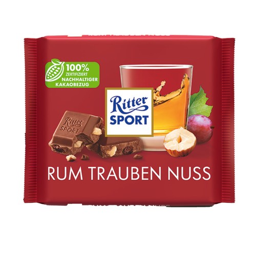 Ritter sport rum trauben nuß - ritter,