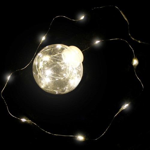 Led kugel lichterkette leds - kugel, 20