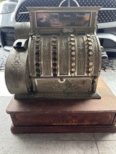 NCR Registrierkasse 412 – Original um 1912 – Mark/Pfennig-Bronze