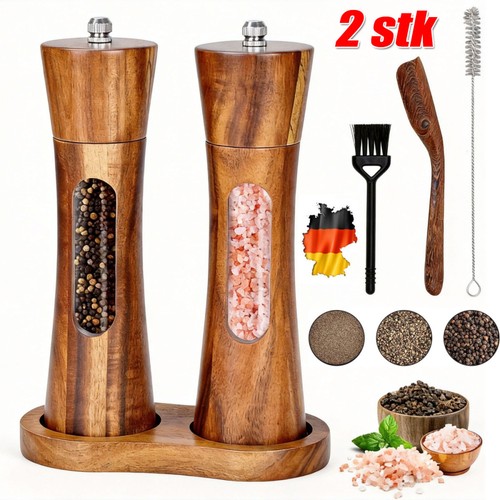 Manuelle gewürzmühle holz
