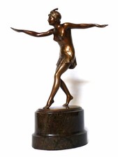 BRONZEFIGUR ART DÉCO +