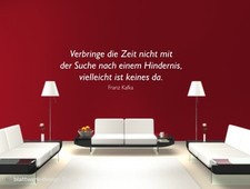 KAFKA Wandtattoo Spruch