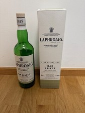 Whisky, Laphroaig-oak selec, 40% Vol., leere Flasche+Karton, nur Deko, top i. O.