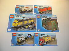 LEGO® Eisenbahn Bauanleitung, Bauplan komplett - 7939 - NEU 