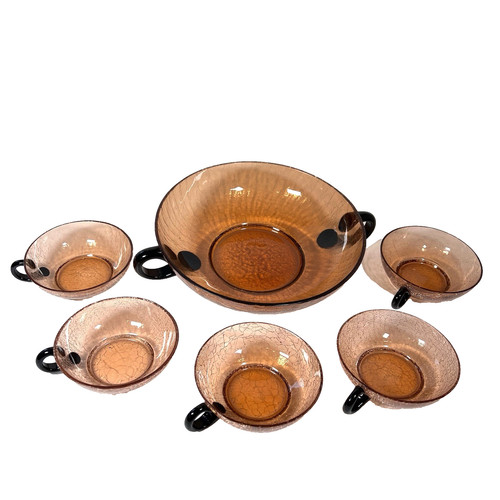 Art deco set - art, schüssel