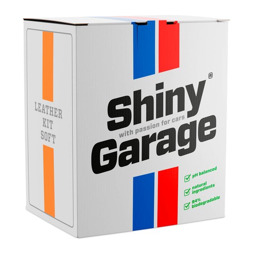 Shiny garage leather kit - shiny, soft