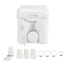 Uimoso Hebeanlage Kleinhebeanlage Abwasserpumpe 7m 350W 3 Wassereinlässen