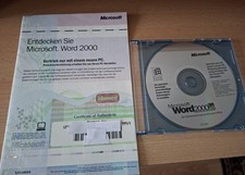 Microsoft Word 2000, Deutsch,