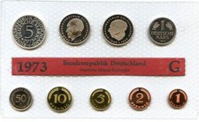 BRD Kursmünzensatz KMS 1973 G