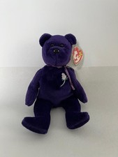 Ty Beanie Baby „Princess“ Diana Memorial Bear 1997 – Handmade in Indonesia, Samm