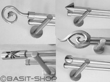 Gardinenstange Edelstahl Look