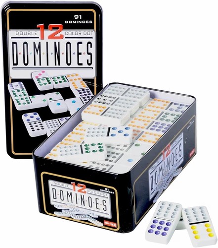 Doppel domino metalldose - doppel, 12