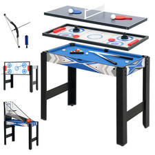 5-in-1-Spieletisch, Billard, Tischtennis, Hockey, Basketball, Bogenschießen