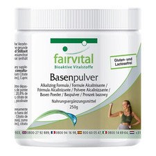 Basenpulver 250 g basische Mineralstoffe, Säure-Basen-Haushalt, VEGAN, fairvital