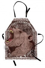 Tierdruck Kochschürze Knurren