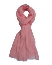 XXL Seidenschal Langschal Lang Schal Halstuch Tuch Damenschal Fransen Uni Damen