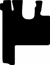 Fußmatte Liebherr T41-7s Teleskoplader Velour