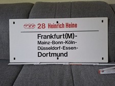 Original TEE Zuglaufschild