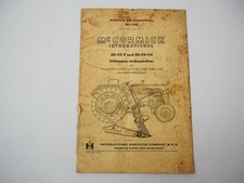 IHC McCormick DE 22 V VH Anbaumäher Schlepper Farmall Betriebsanleitung ETL 1961