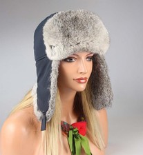 Damen kaninchen mütze - damen,