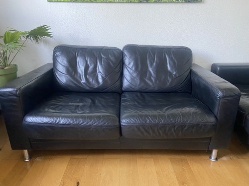 Sofa echtes leder sitzer und - leder-2,