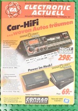 Conrad Electronic Actuell S 23 - Katalog - Frühjahr 87 - Car-Hifi - CD-Player