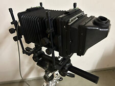 Cambo SC II De Luxe 9x12 cm / 4x5 inch, Fachkamera, Holzstativ, Multiblitz Rollw