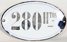 Französische Plakette