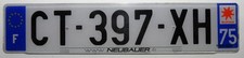 Nummernschild Europa aus