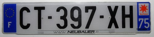 Nummernschild europa aus - europa,