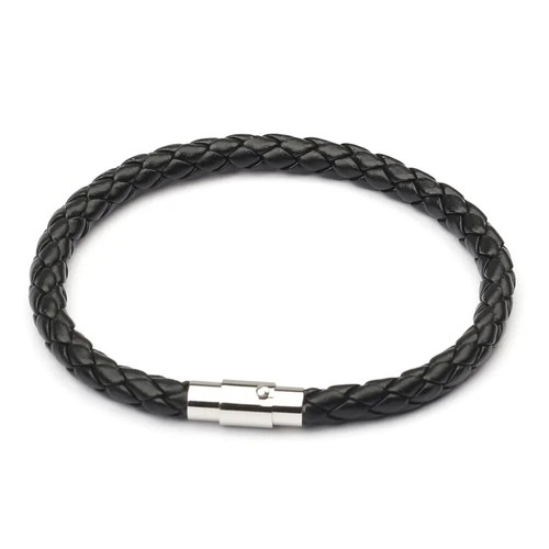 Geflochtenes lederarmband - geflochtenes,