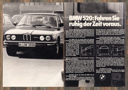 Bmw 520 reklame - bmw,