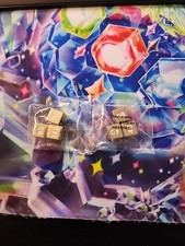 Pokemon Würfel - Metall gold