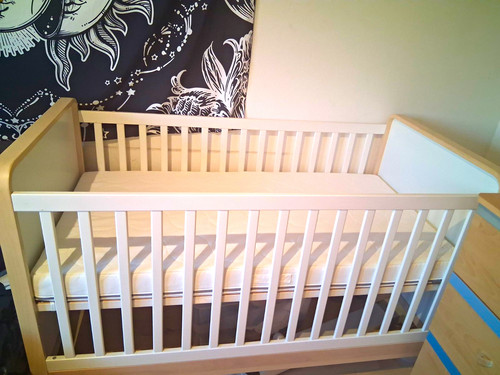 Weißes babybett gitterbett - babybett,