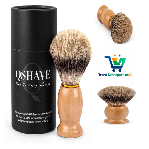 Qshave nassrasur rasierpinsel - nassrasur,