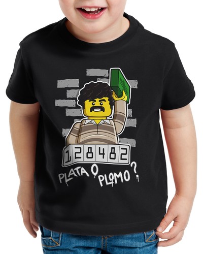 Plata plomo kinder shirt - plata, o