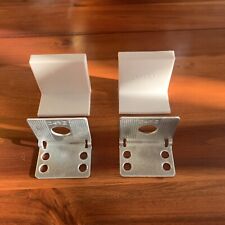 Ikea 2xWinkel/2xdeckel Ersatzteile,Korpus MetodSchrank,Weis/Metall,4,5cm.Lx5cm.H