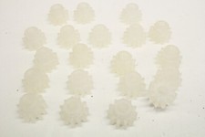 20x  25mm 11 Zahn Zahnrad Kunststoff Plastik Stirnrad 9