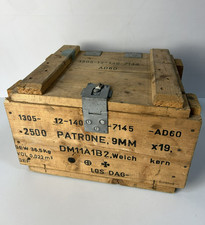 Munitionskiste Holz, Patrone 9
