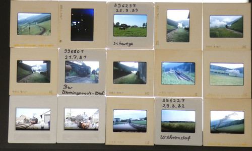 Slides various steam - slides, of