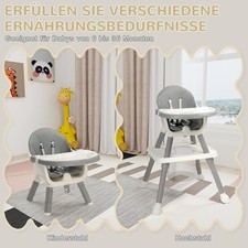 Blau Klappbar Kinderhochstuhl