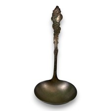 Antike Suppenkelle Barock Stil Vintage Servierbesteck