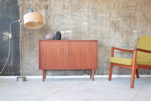 Vintage 60er teak kommode - teak,