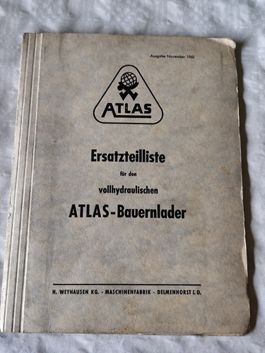 Atlas bauernlader bagger - atlas,