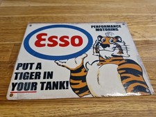 Esso Blechschild 15cm x 20cm