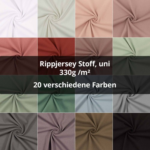 Rippjersey stoff rib jersey - rippjersey, stoff,